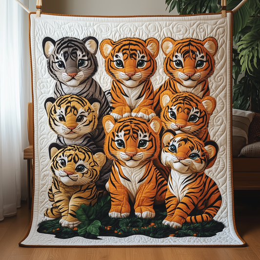 Adorable Baby Tiger Quilted Blanket GFTOTP278