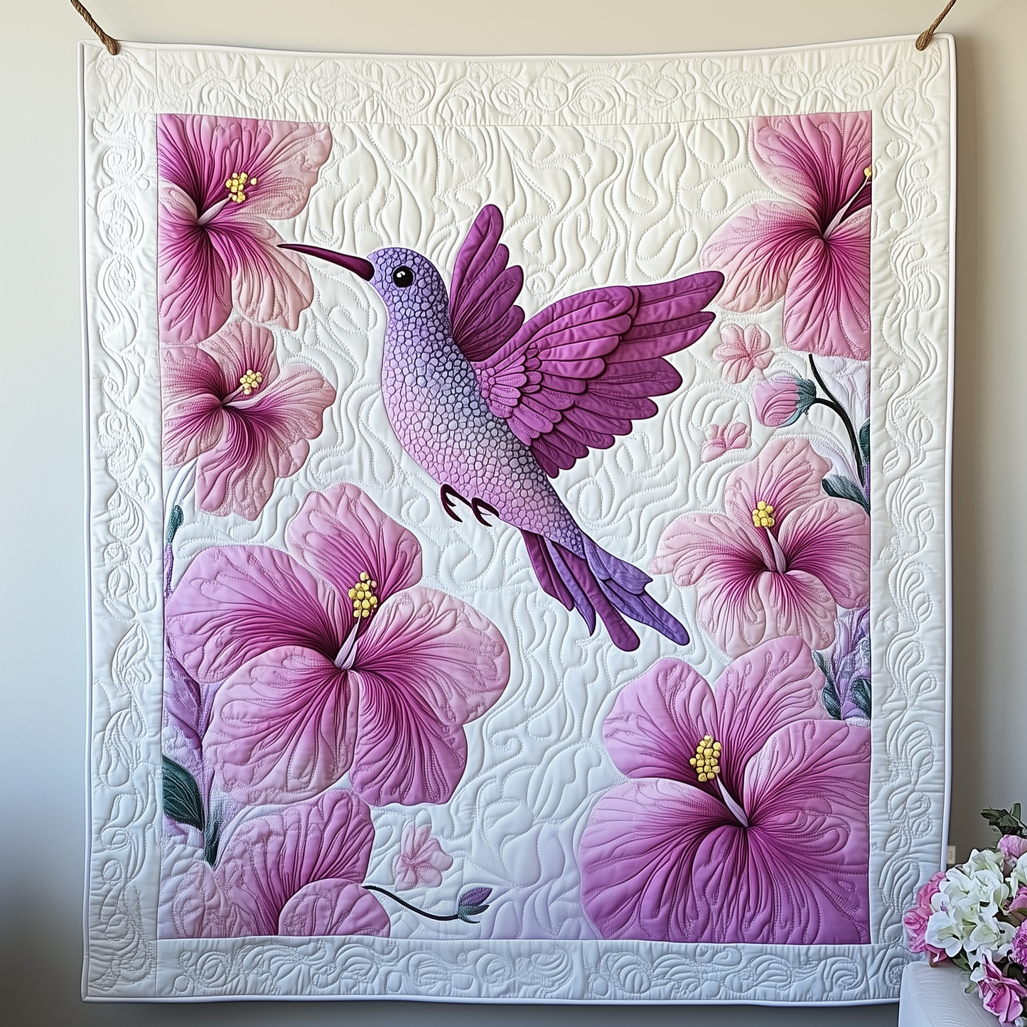 Hummingbird Quilted Blanket GFTOTP581