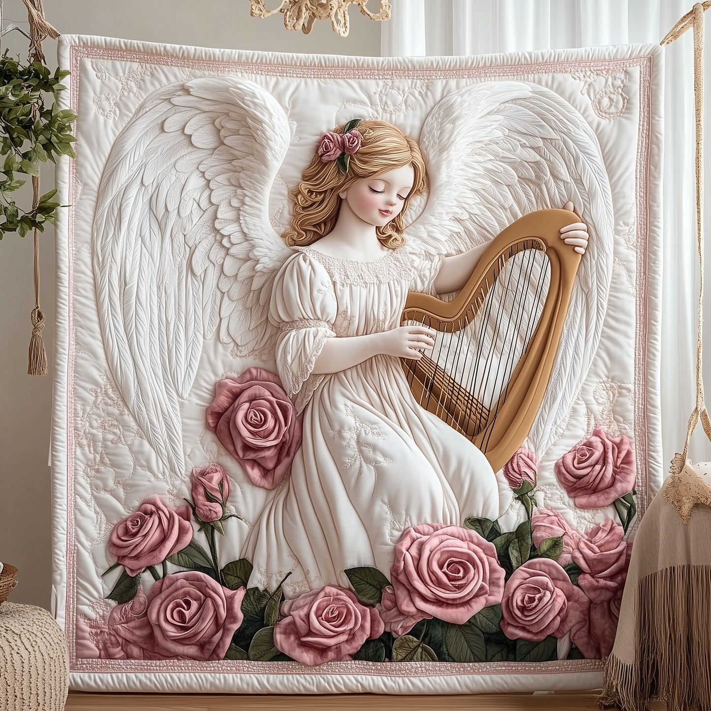 Christmas Angel Quilted Blanket GFTOTP768