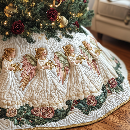 Christmas Angel Quilted Tree Skirt GFTOTP773